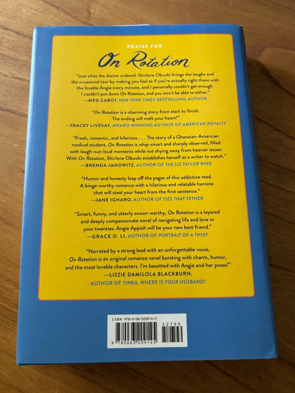 On Rotation by Shirlene Oduobi Hardcover Book